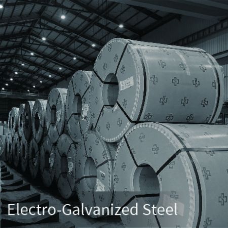 أوراق الفولاذ المجلفن بالكهرباء (SECC) - لفائف الفولاذ المجلفن بالكهرباء